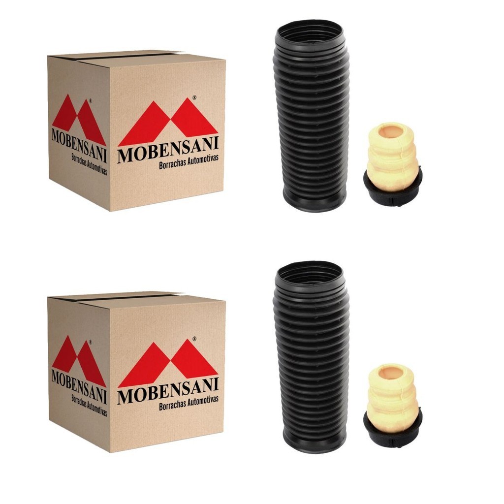 Par Kit Amortecedor Batente Coifa Fox 2005/2018 Polo 2002/2015 Mobensani em Oferta na Shopee