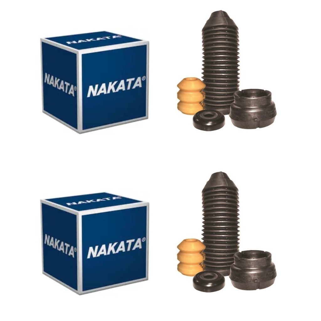 Par Kit Amortecedor Batente Coifa Gol G5 Saveiro Voyage A3 Golf Nakata em Oferta na Shopee