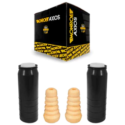 Par Kit Amortecedor Traseiro Batente Coifa Punto Idea Original Axios