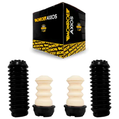 Par Kit Amortecedor Traseiro Batente Coifa Gol G5 G6 G7 2008 até 2019 Axios