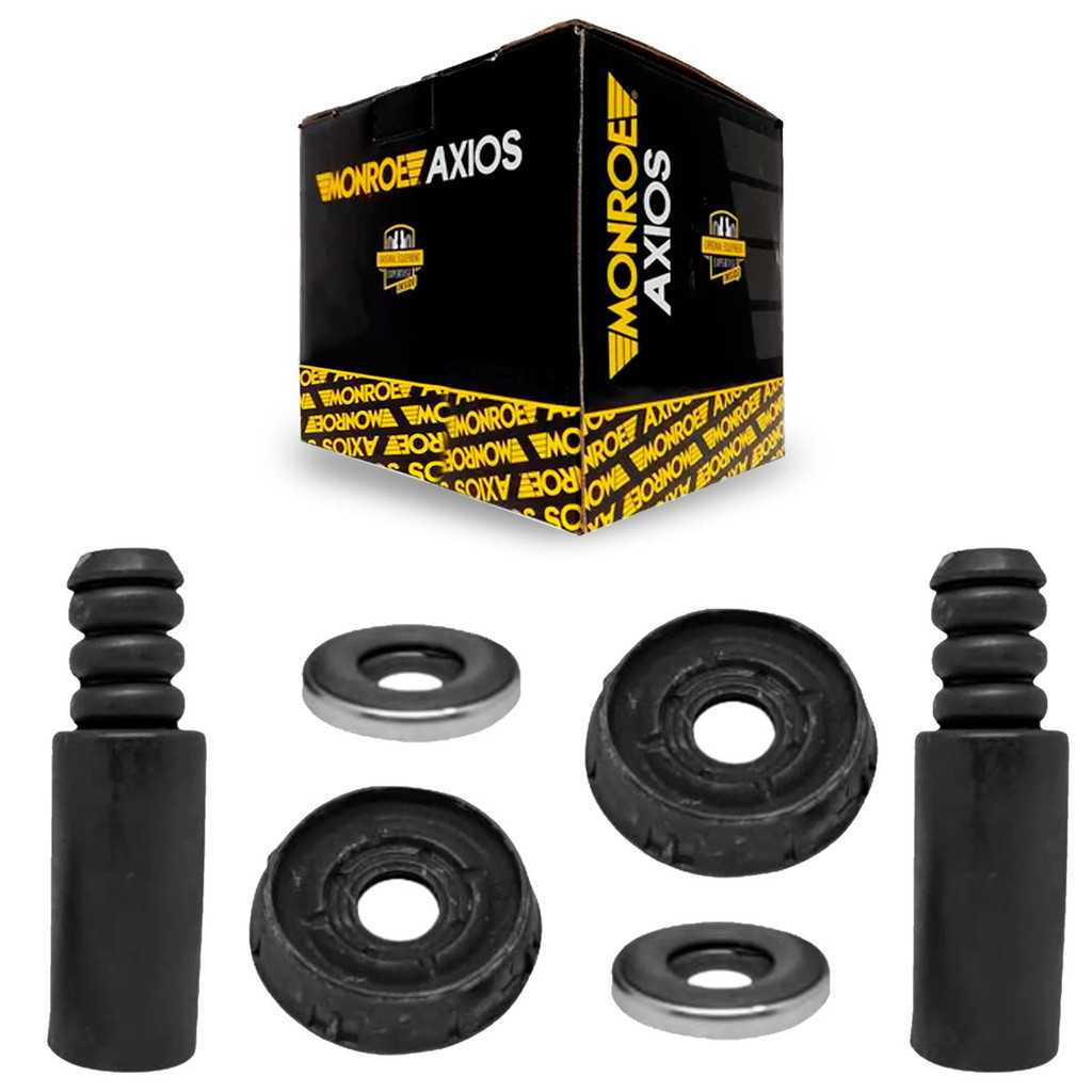 Par Kit Amortecedor Batente Coifa Dianteiro Clio 1999 até 2017 Axios em Oferta na Shopee