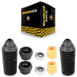 Par Kit Amortecedor Batente Coifa Dianteiro Gol G5 2008 até 2011 Axios