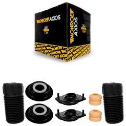 Par Kit Amortecedor Batente Coifa Dianteiro Celta Classic Corsa Prisma Original Axios
