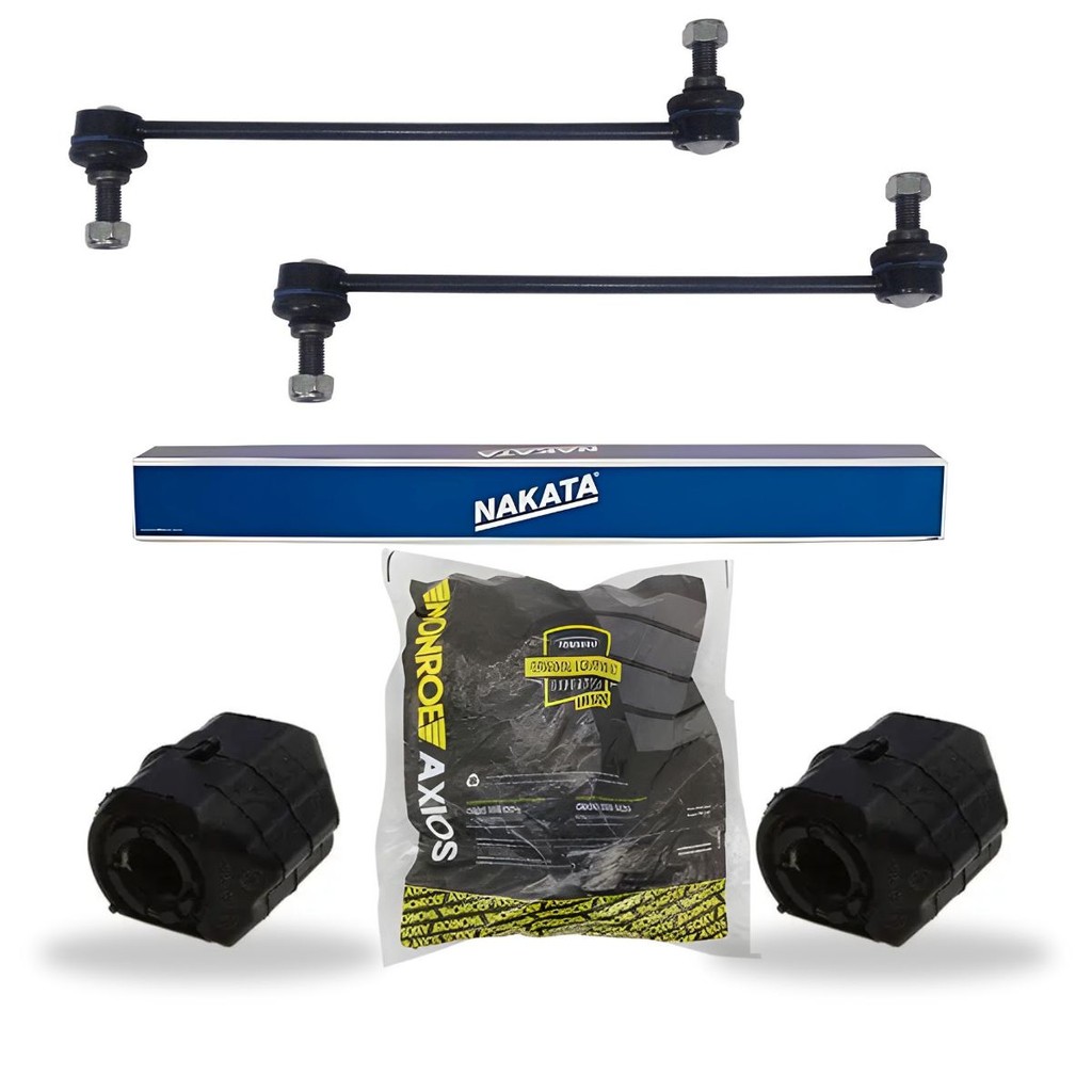 Kit Par Bieleta e Bucha Estabilizadora Onix Prisma Cobalt Spin Nakata Axios em Oferta na Shopee
