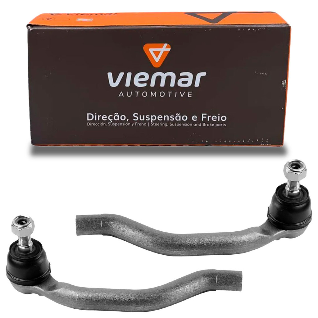 Par Terminal Ponteira Direção March 2011 até 2013 Versa 2012 até 2021 Viemar