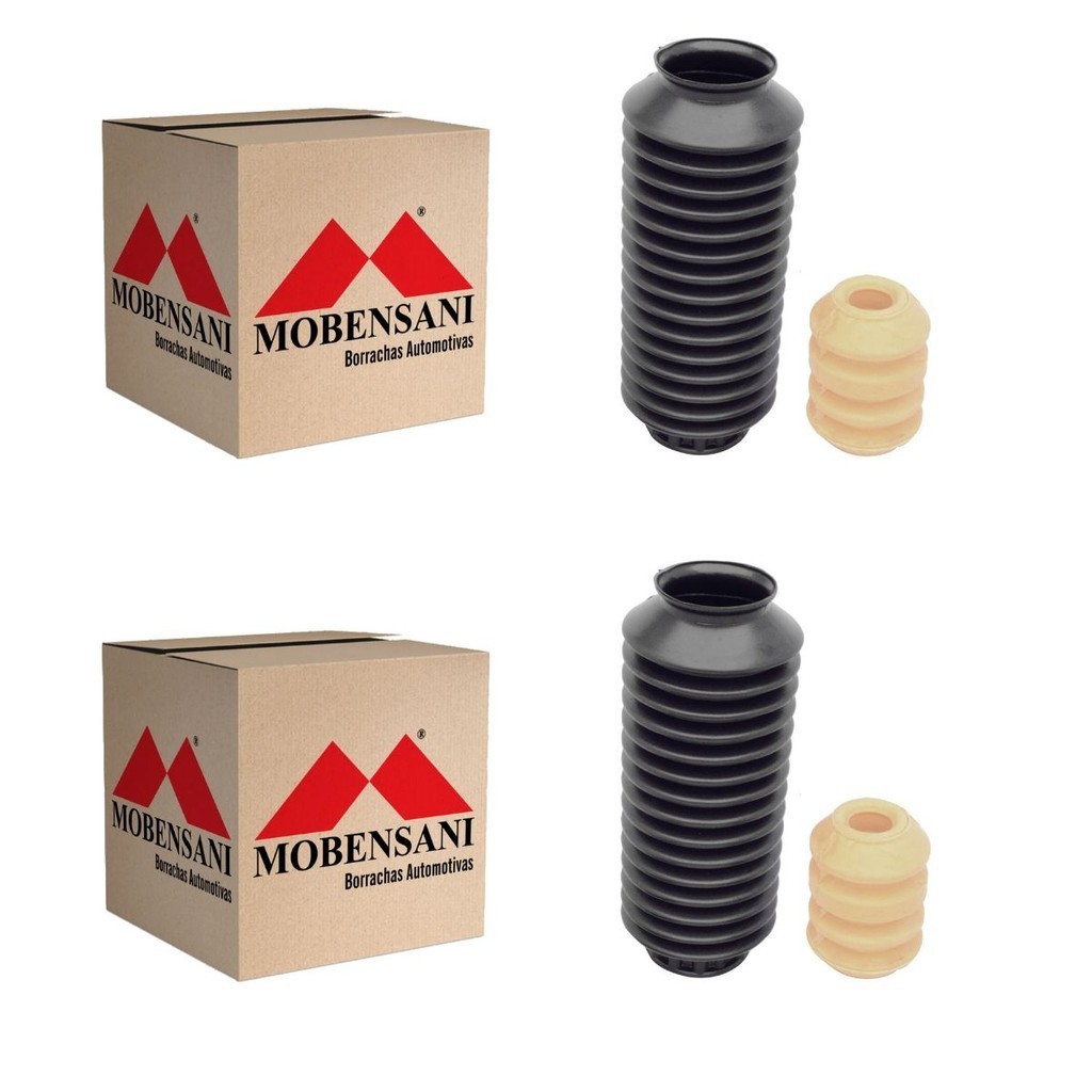 Par Kit Amortecedor Batente Coifa Gol Saveiro Voyage G1 1980/1996 em Oferta na Shopee