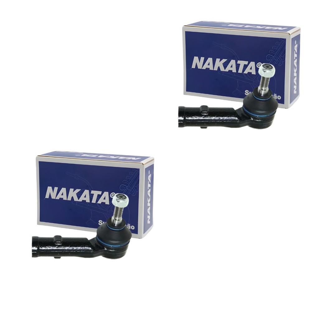 Kit 2 Ponteira Terminal Direção + 2 Barra Axial Clio Kangoo 2000 até 2016 Caixa Koyo JTKET Nakata — imagem 2 de 2