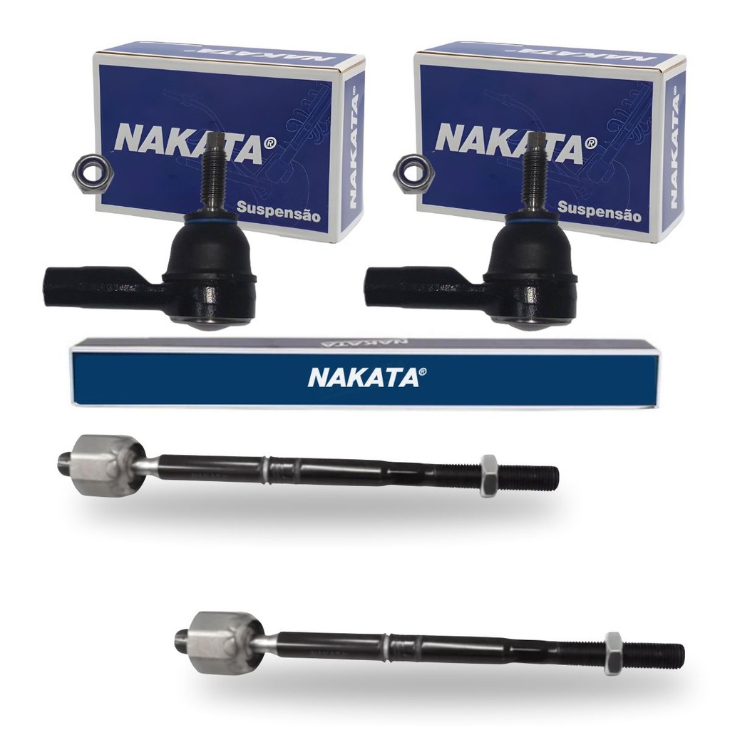 Kit 2 Ponteira Terminal Direção + 2 Barra Axial Onix Prisma Cobalt  Sonic Spin Nakata em Oferta na Shopee