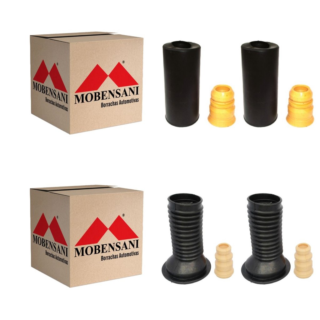 4 Kit Amortecedor Dianteiro Traseiro Corolla 2003/2019 Fielder 2004/2009 Batente Coifa Mobensani