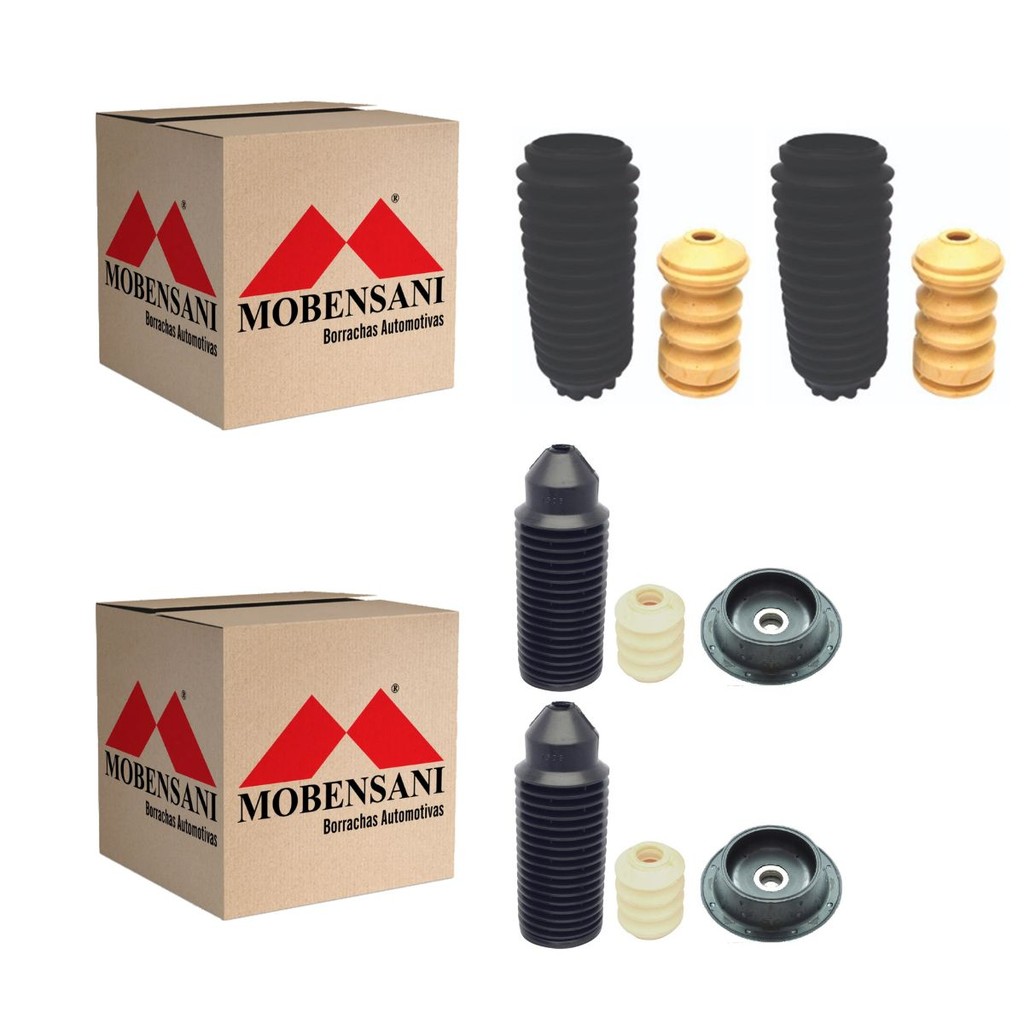 4 Kit Amortecedor Dianteiro Traseiro Gol G3 G4 Saveiro Parati Batente Coifa Mobensani em Oferta na Shopee