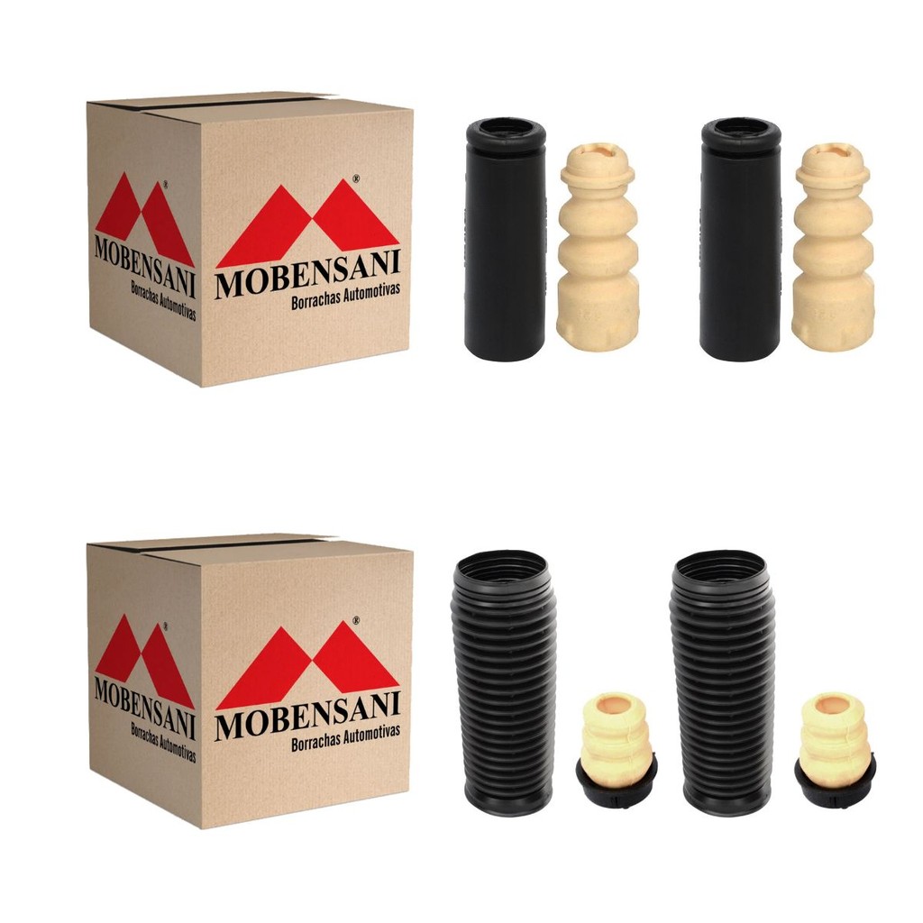 4 Kit Amortecedor Dianteiro Traseiro Fox 2004/2021 Polo 2002/2015 Batente Coifa Mobensani em Oferta na Shopee