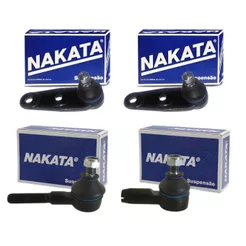 Kit 2 Pivôs + 2 Terminal Direção Gol G2 G3 G4 1997/2013 Original Nakata