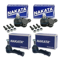 Kit 2 Pivôs + 2 Terminal Direção Ecosport Fiesta Ka Nakata