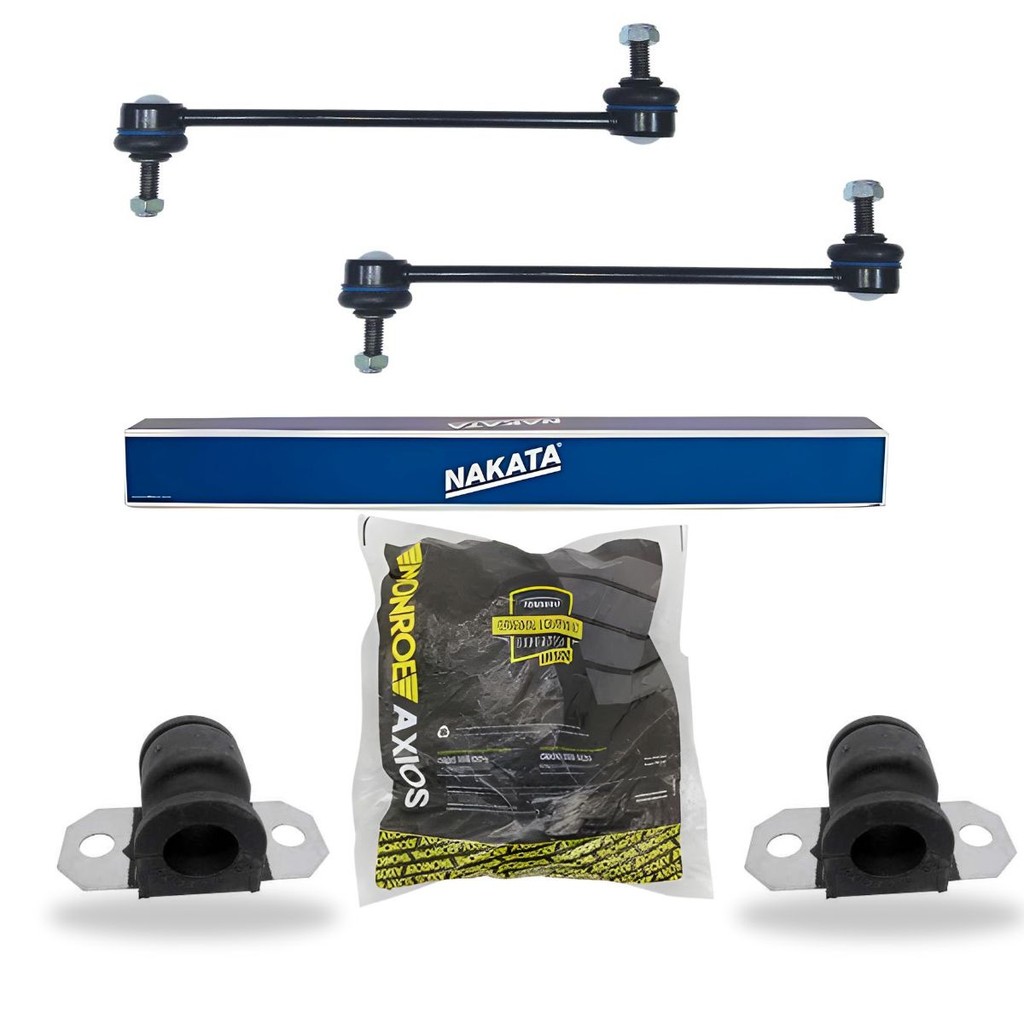 Kit Par Bieleta e Bucha Estabilizadora New Fiesta 2012 até 2018 Nakata Axios em Oferta na Shopee