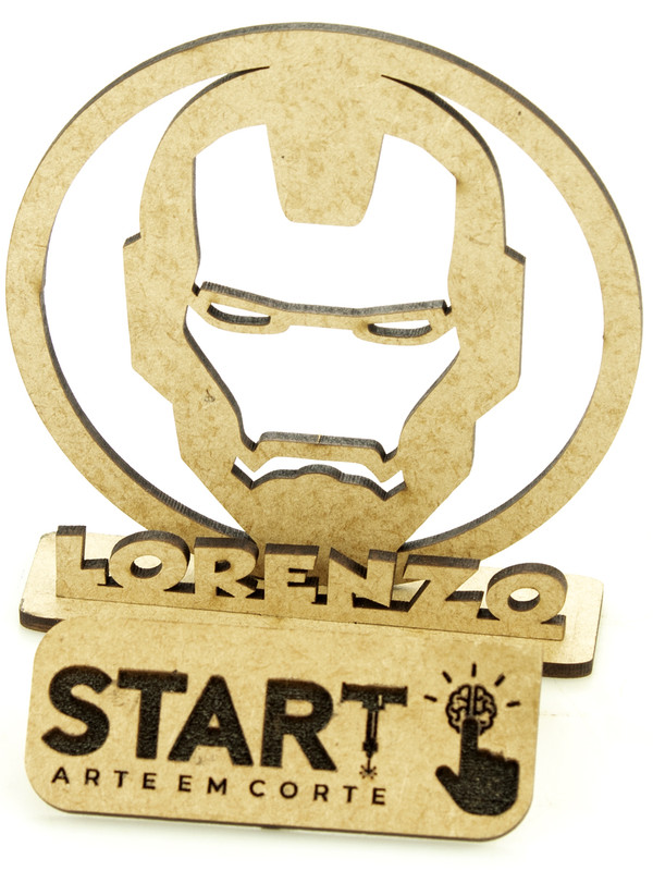 10 Centro De Mesa Vingadores Homem De Ferro Personalizado Mdf Cru Decoração Festa Lembrança