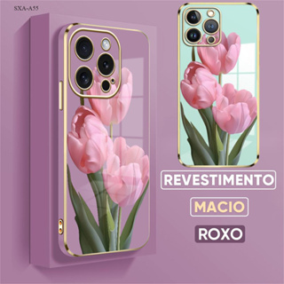 Capinha Para Samsung Galaxy A56 A55 A54 A53 A52 A52S A36 A35 A34 A32 4G 5G Case Galvanizada Capa Silicone Macia 1493 DD em Oferta na Shopee