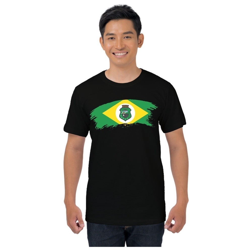 Camisa Masculina Bandeira Estado Ceará