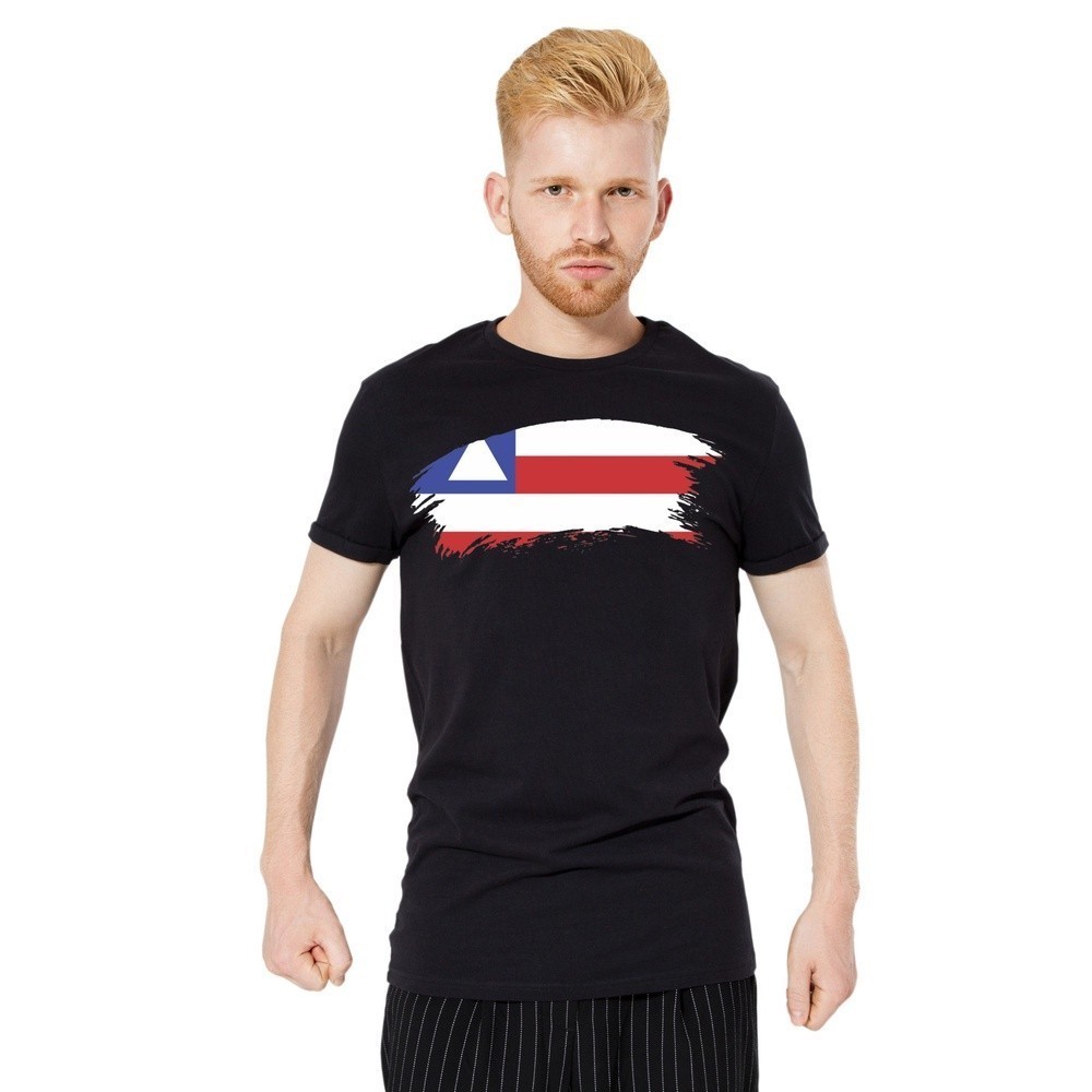 Camisa Masculina Bandeira Estado Bahia