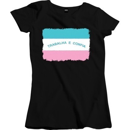 Camisa Feminina Bandeira Estado Do Espirito Santo Aquarela