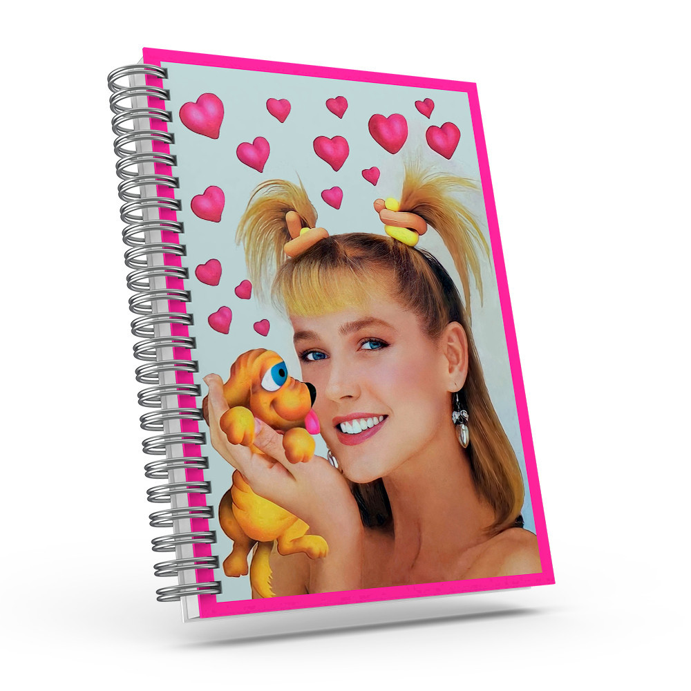 Caderno Xuxa Beijinho com brinde especial - Capa dura.