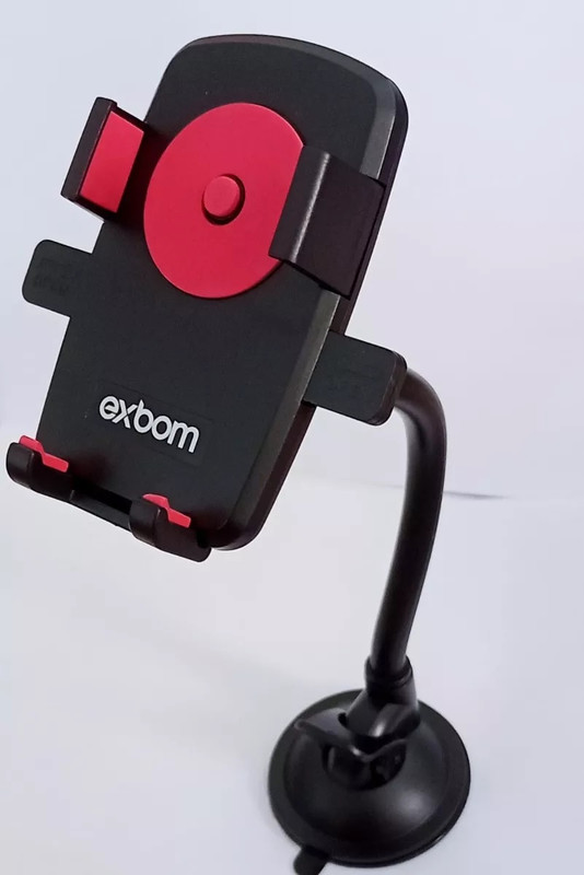 Suporte Celular 360º Para Vidro Carro Fiat 500 Brava Marea Com Ventosa