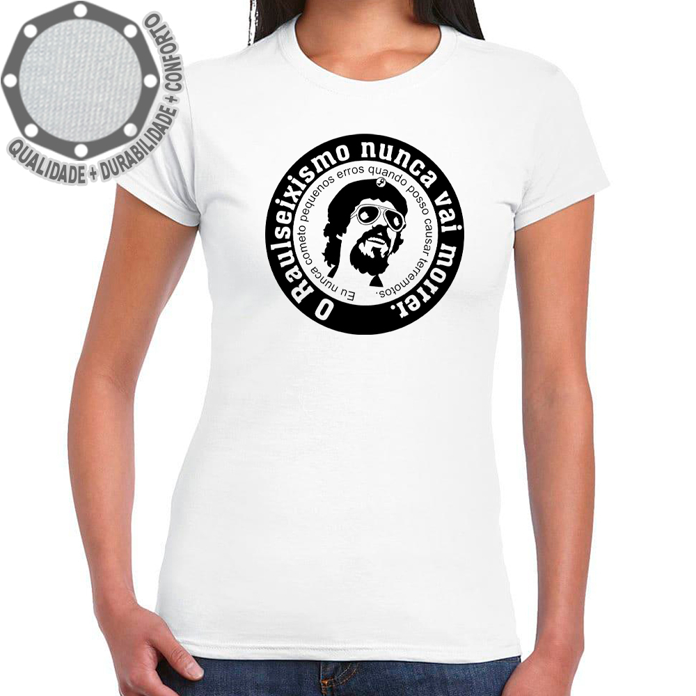 Camiseta Raul Seixas Raulseixismo Camisa Personalizada Infantil Juvenil Adulto Baby Look Plus Size