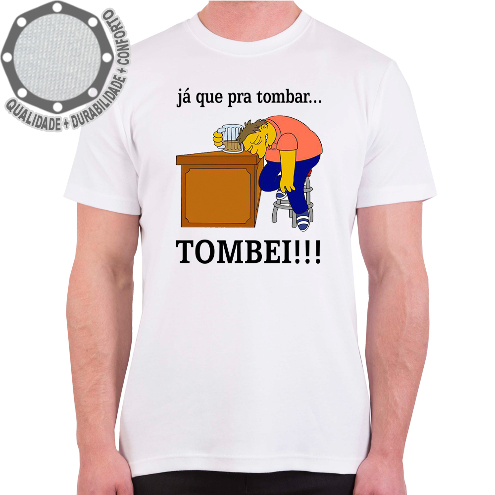 Camiseta Carnaval Já Que É Pra Tombar Tombei Barney Camisa Personalizada Infantil Juvenil Adulto