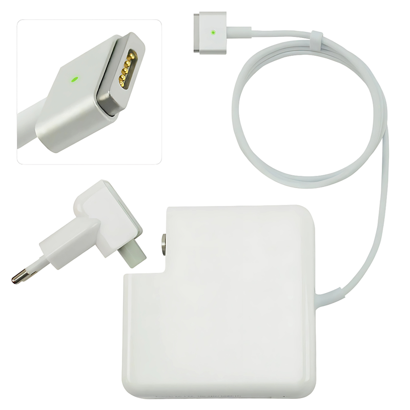 Fonte Carregador Magnético Compatível Com Macbook Pro A1425 Magsafe 2