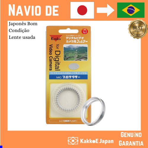Kenko Filtro de Lente MC Protetor Moldura Prateada Proteção de Lente Filmadora Compatível 025512 [Direto do Japão]