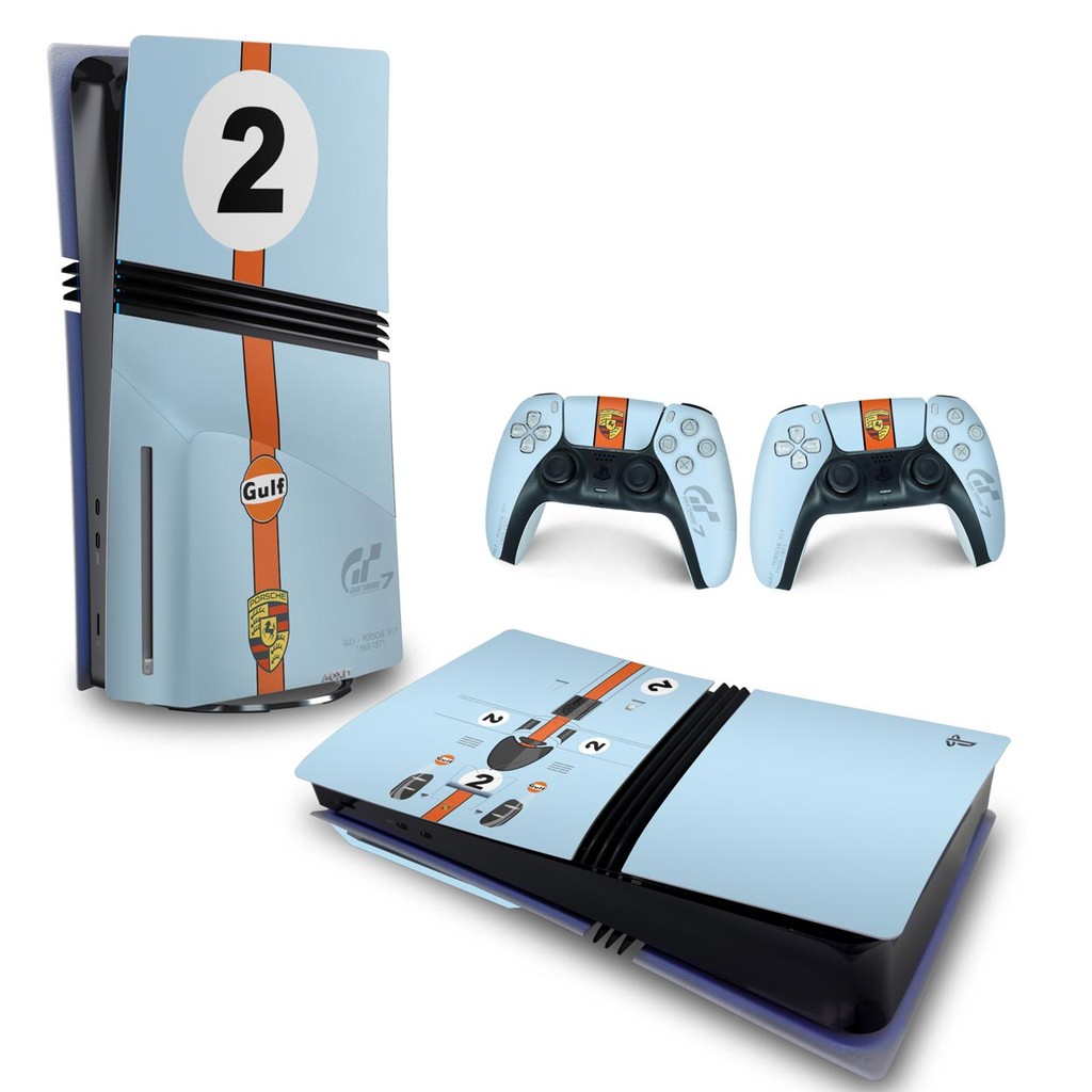 Skin PS5 Pro Adesivo Horizontal Gran Turismo 7