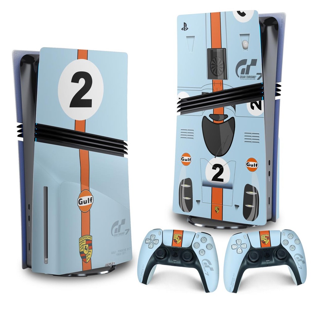 Skin PS5 Pro Adesivo Vertical Gran Turismo 7