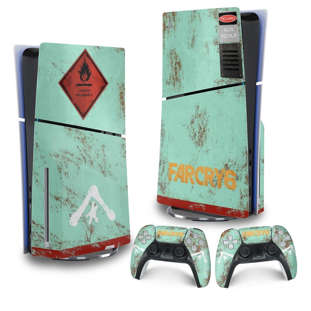 Skin PS5 Slim Adesivo Vertical - Modelo 122