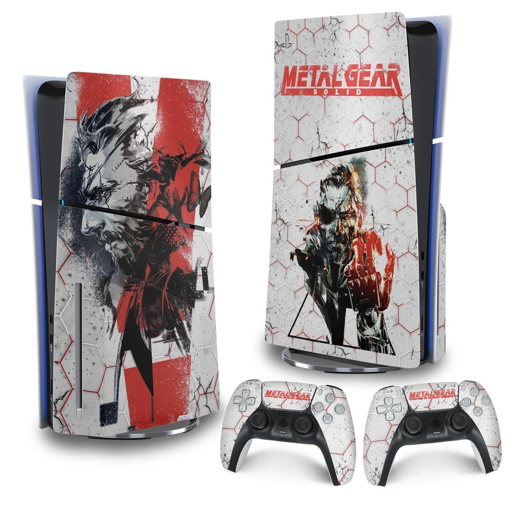Skin PS5 Slim Adesivo Vertical - Metal Gear Solid