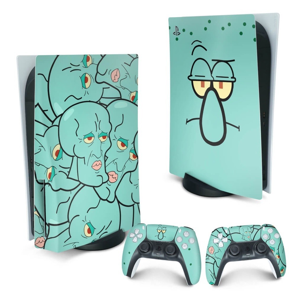Skin PS5 Fat Playstation 5 Adesivo - Lula Molusco