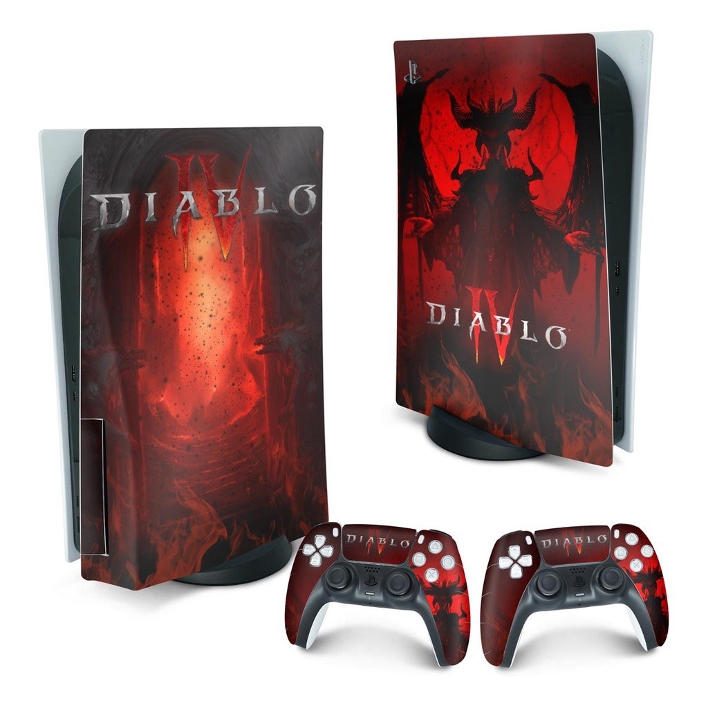 Skin PS5 Fat Playstation 5 Adesivo - Diablo IV 4