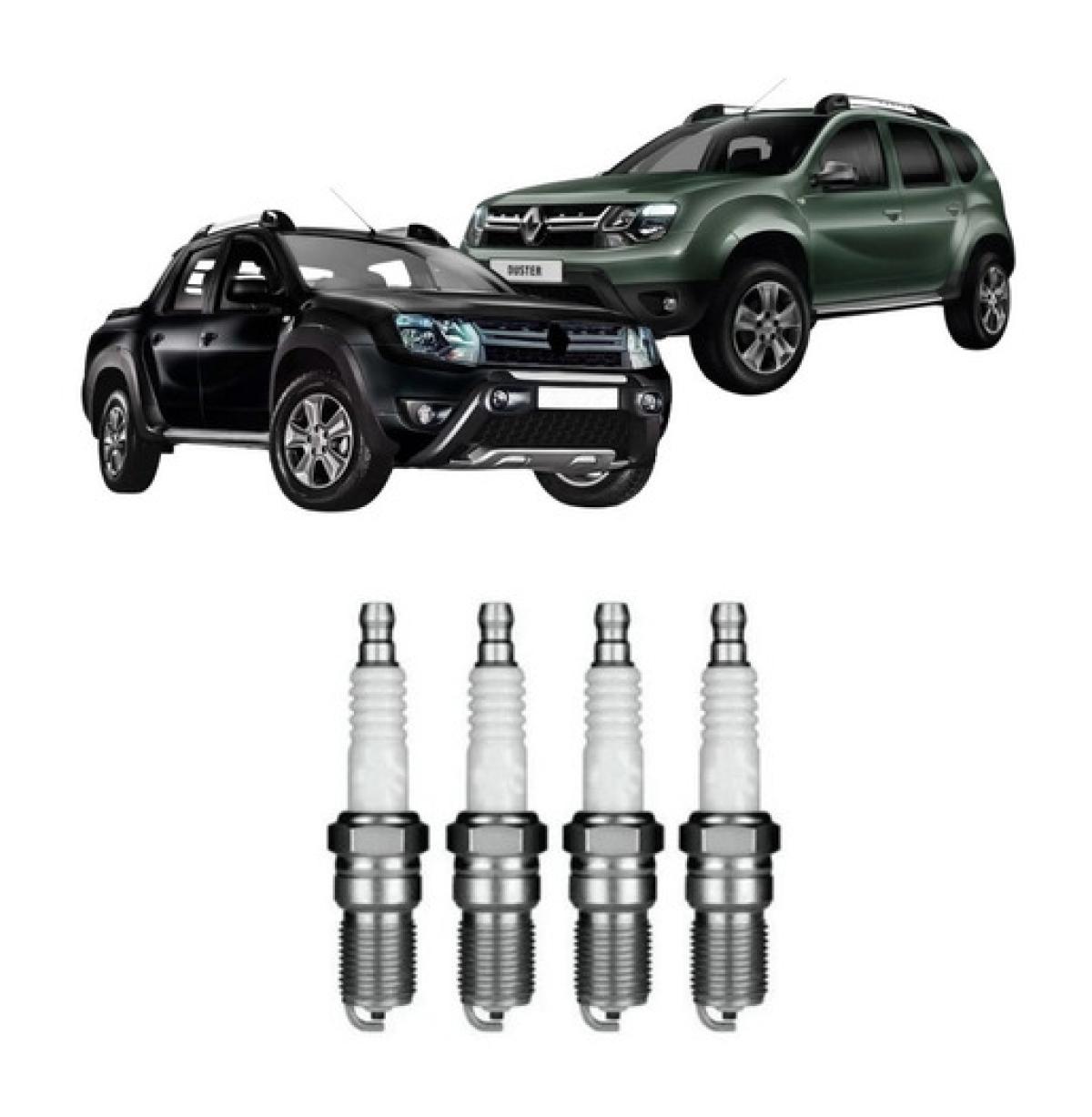 Jogo Vela Ignição Duster 1.6 2.0 2011 2012 2013 2014 2015