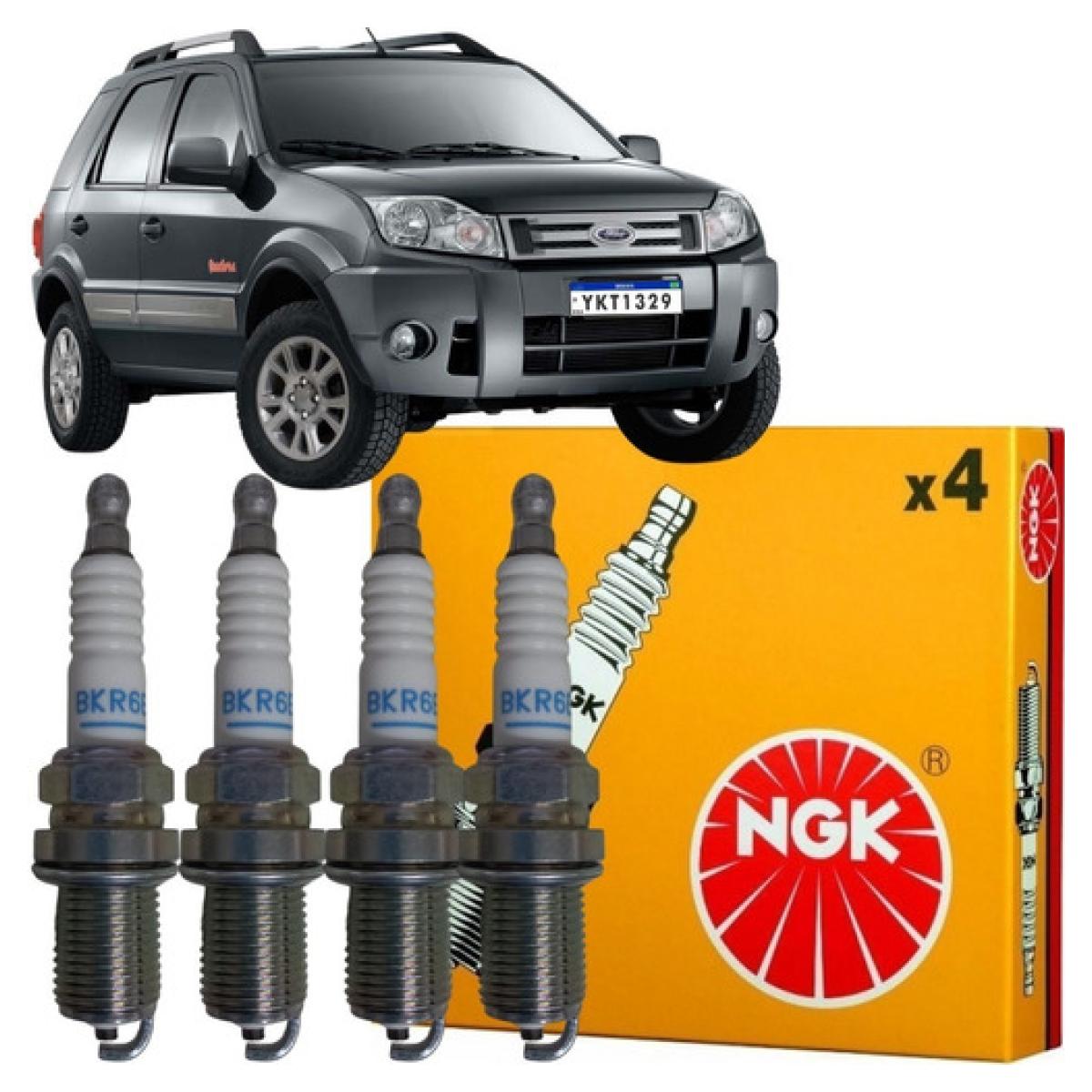 Jogo De Vela Original Ngk Ecosport 1.6 8v Flex 2005 2006 em Oferta na Shopee