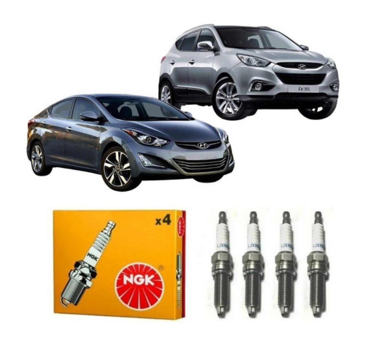 Jogo Vela Ignição Ix35 2.0 16v 2011 2012 2013 2014 2015 20 em Oferta na Shopee