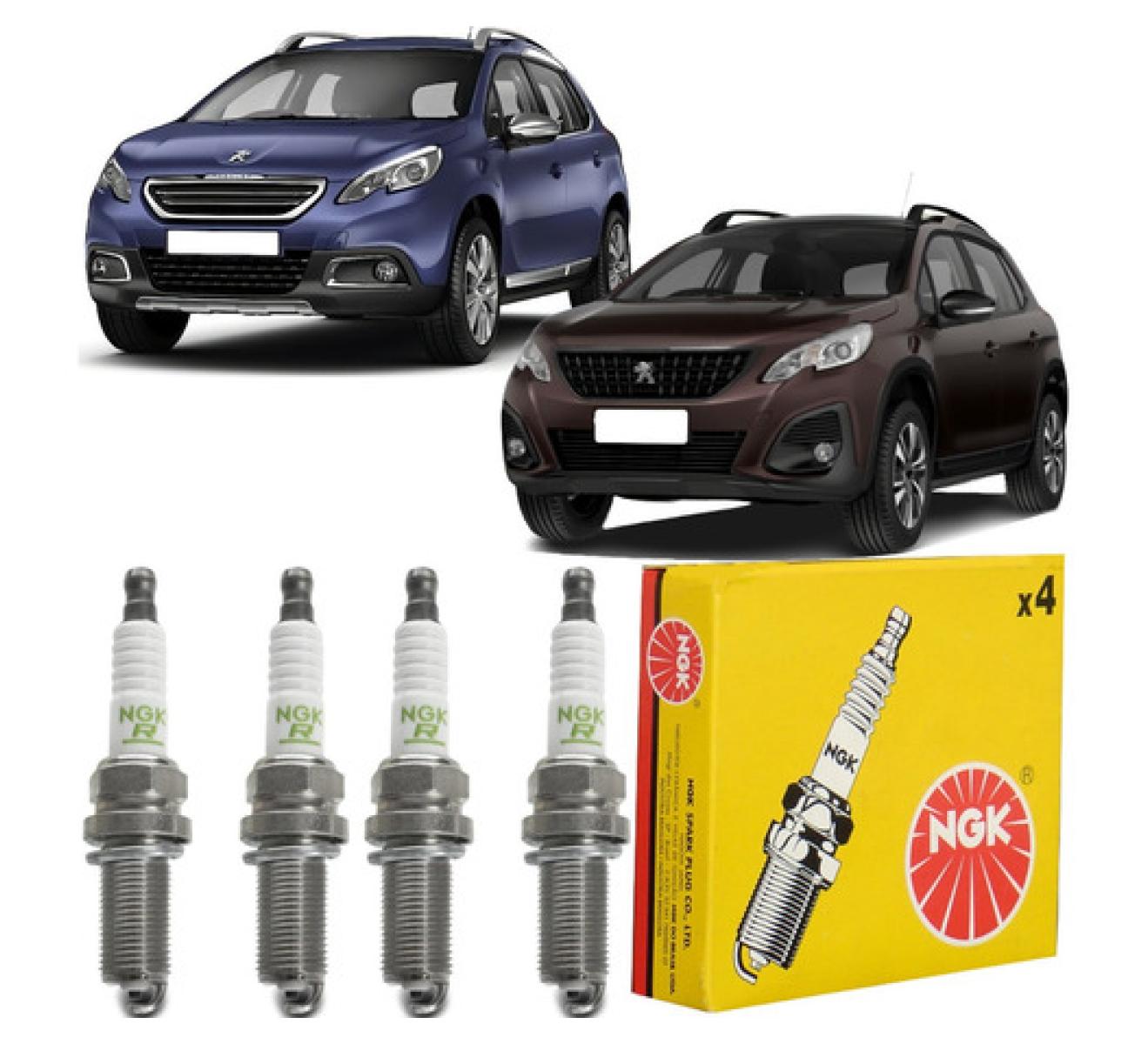 Jogo Vela Ignição Peugeot 2008 1.6 16v Flex 2017 2021 em Oferta na Shopee