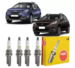 Jogo Vela Ignição Peugeot 2008 1.6 16v Flex 2017 2021