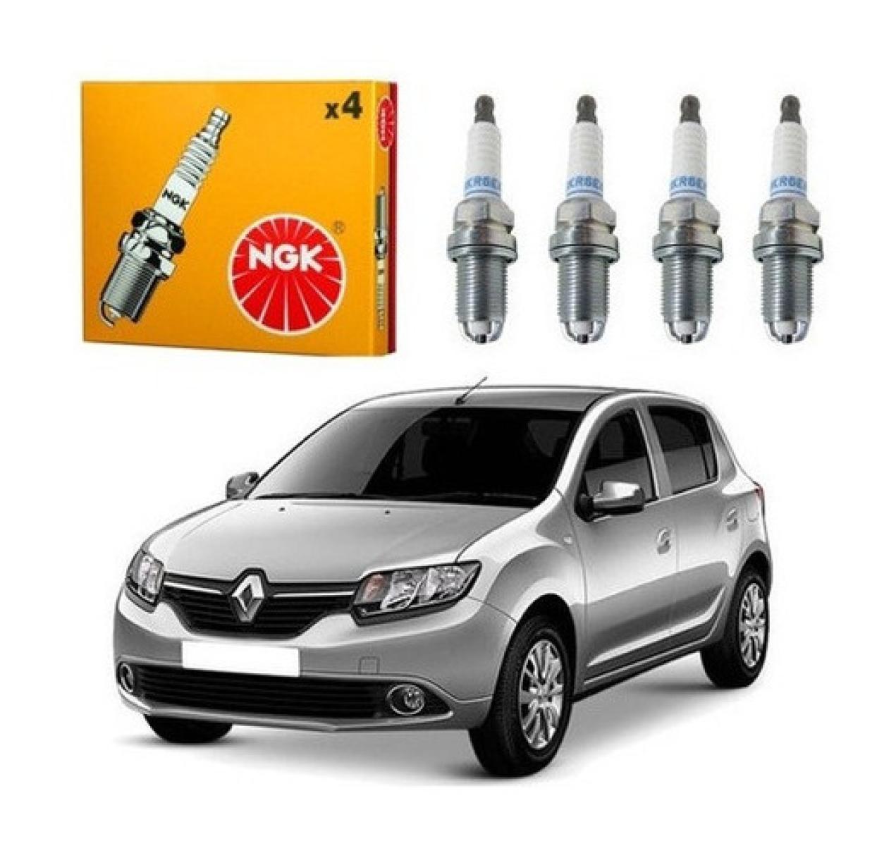 Velas Ignição Ngk Renault Sandero 1.6 8v 2016