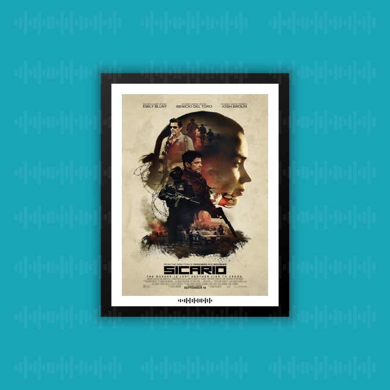 Quadro Pôster Decorativo - Sicario: Terra de Ninguém