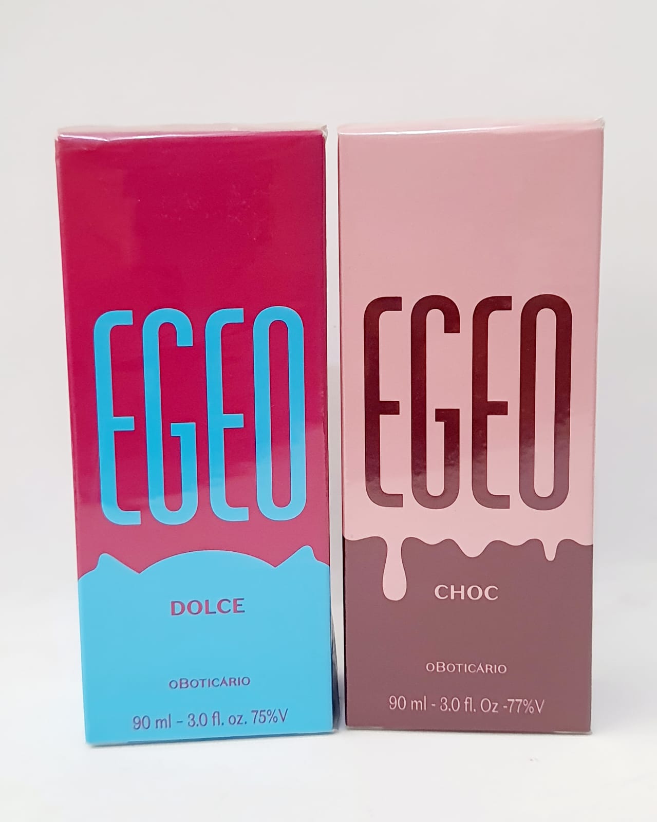 Egeo Dolce + Egeo Choc Desodorante Colônia 90ml, válvulo, vegano, o boticário