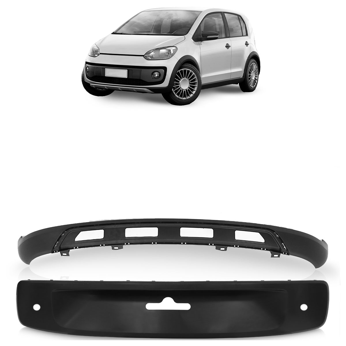 Combo Up! Cross Track 2015 2016 2017 Spoiler Parachoque Moldura Traseira