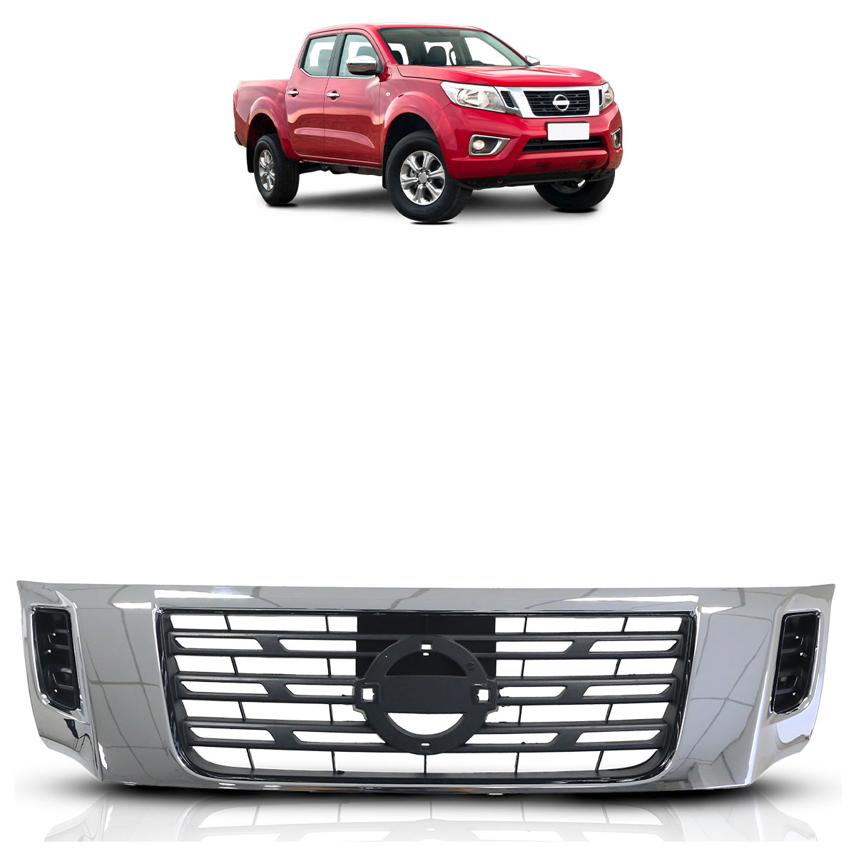 Grade Central Frontier 2017 2018 2019 2020 Preto Liso Sem Emblema em Oferta na Shopee