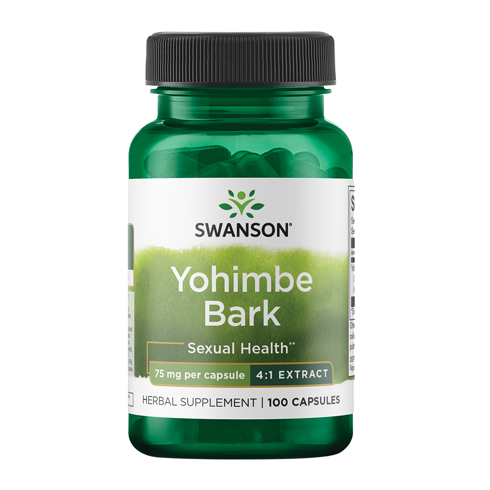Casca de Yohimbe 75mg Swanson 100 cápsulas Importado em Oferta na Shopee