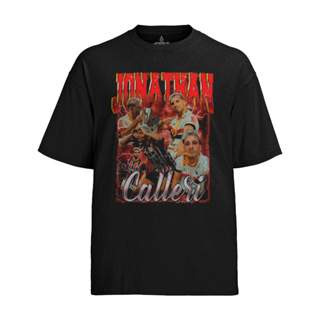 Camiseta Algodão Unissex Graphic tee Jonathan Calleri em Oferta na Shopee