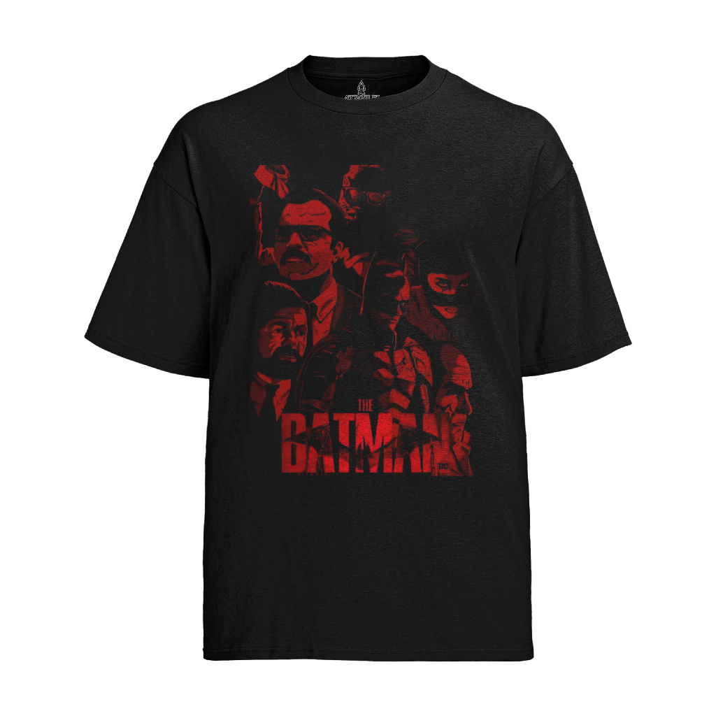 Camiseta Algodão Unissex The Batman Personagens Vermelho Camisa Masculina T-Shirt Feminino