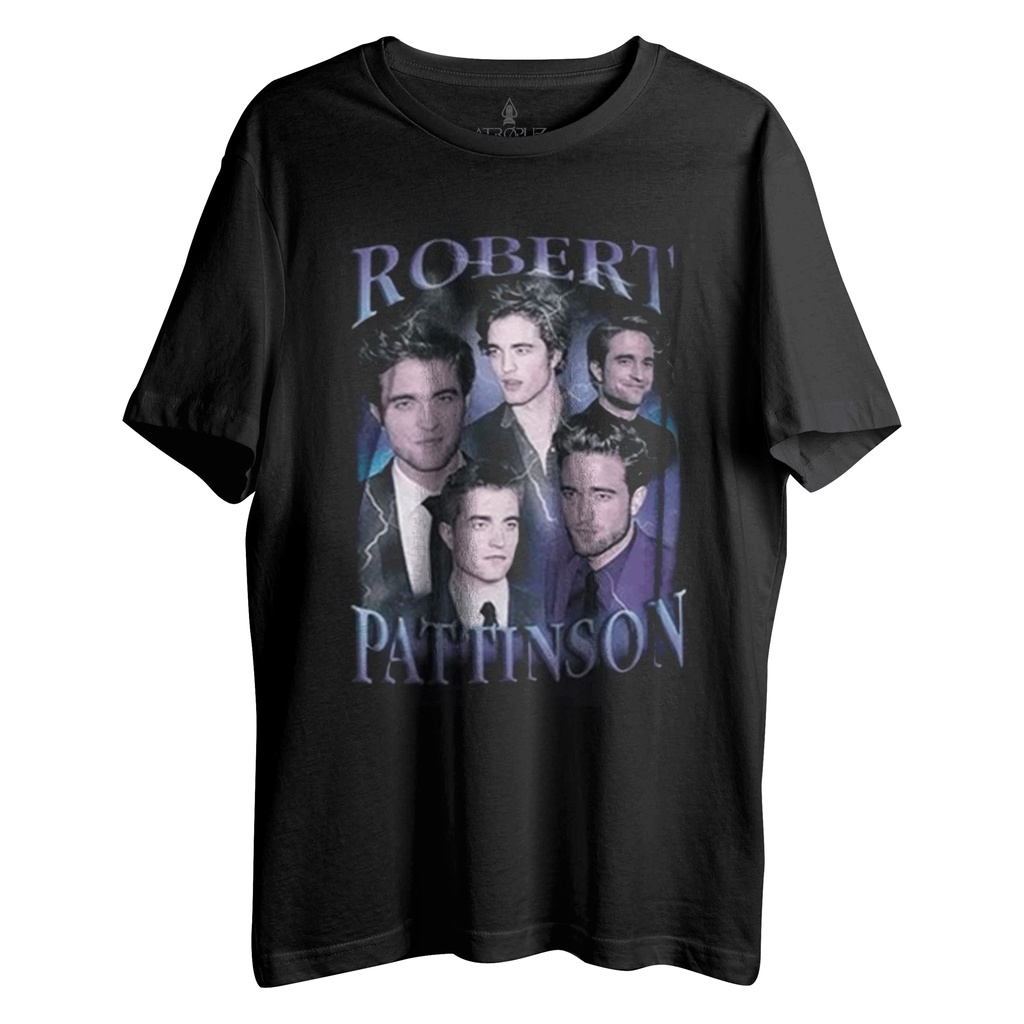 Camiseta Algodão Unissex Robert Pattinson Vintage em Oferta na Shopee