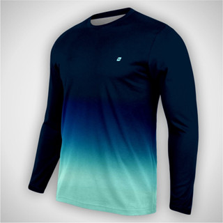 Camisa Dry Fit Manga Longa Masculina Proteção Uv Treino Ar Livre, Piscina, Praia uso Debaixo do Sol em Oferta na Shopee